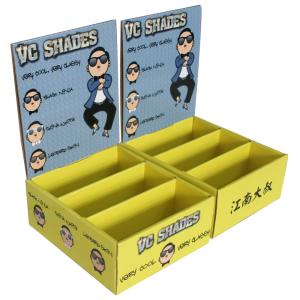 Printed Cardboard Countertop Displays Gloss / Matte Lamination Surface