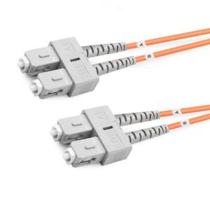 Buy cheap 15m (49ft) Duplex OM2 Multimode SC UPC To SC UPC PVC (OFNR) Fiber Patch Cables from wholesalers