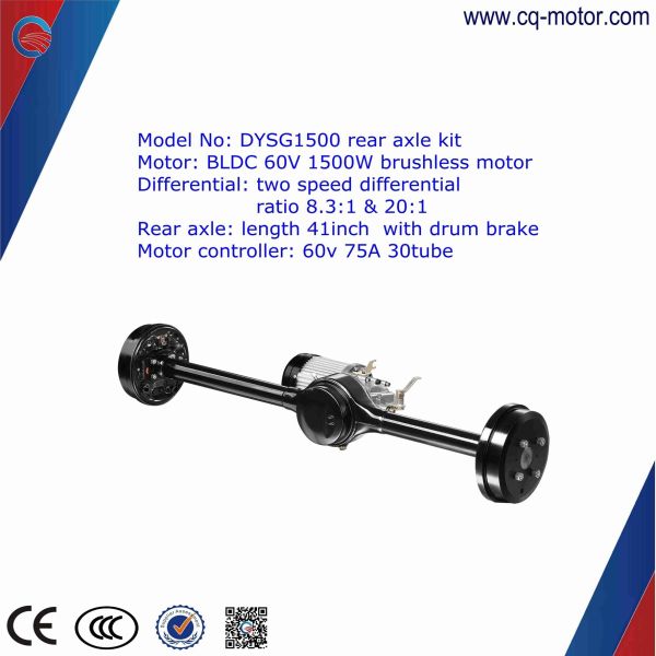 Quality &gt;800W Power and 48~60v Voltage 850w/1000w Electric Rickshaw Open Body Type motor kit for sale