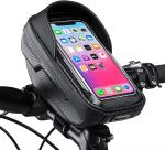 Buy cheap Bike Phone Mount Bag Bike Front Frame Handlebar Bag Waterproof Bike Phone Holder Case Bicycle Accessories Pouch from wholesalers