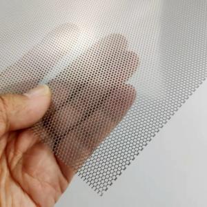 Stainless Steel 304 0.5 Mm Perforated Sheet Micro Round Hole Metal Grill Filter