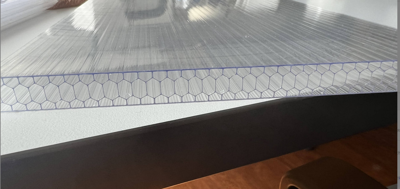 Buy cheap Translucent White Polycarbonate Sheet Canopy Honeycomb Poly Panels from wholesalers
