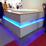 Buy cheap Solid Surface Led Front Desk Stain Resistant For Airport Reception from wholesalers