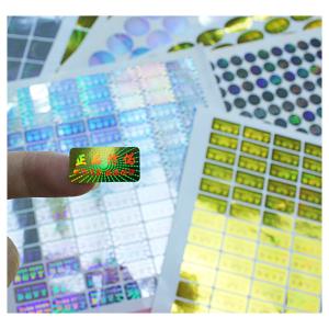 Buy cheap Custom Watermark Hologram Tamper Proof Seal Stickers from wholesalers