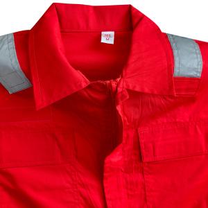 Buy cheap High Gloss Reflective Strip Breathable Jumpsuit Protective Work Clothes from wholesalers