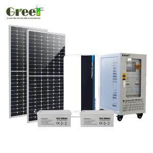 China Monocrystalline Silicon Off Grid Solar System Lithium Ion Battery 5kW to 100kW Load Power on sale