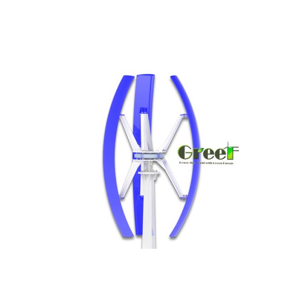 Quality Off Grid 1KW Vertical Axis Wind Turbine / Residential Wind Turbine for sale
