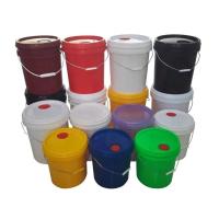 Buy cheap 5 Gallon Plastic Bucket With Plastic Spout Cap For Oil Lubricant product