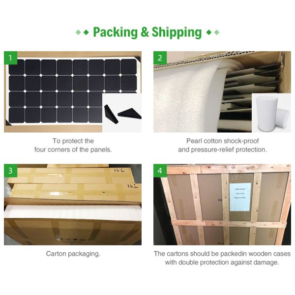 Waterproof 300W 320W 350W Mono Flexible Solar Panels