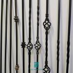 Buy cheap Square Hollow Metal Fence Posts Customized Double Knuckle Iron Balusters from wholesalers