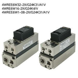 Buy cheap 4WREE6W32-2X/G24K31/A1V 4WRE6W16-2X/G24K4/V 4WREE6W1-08-2X/G24K31/A1V German made Rexroth proportional hydraulic solenoid valve reversing from wholesalers