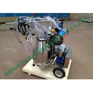 Buy cheap Hand Operated Milk Sucking Machine Twin Buckets With Vacuum Pump from wholesalers