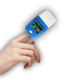 Fingertip pulse oximeter AH-50C LED/LCD screen to display SPO2, PR and pulse