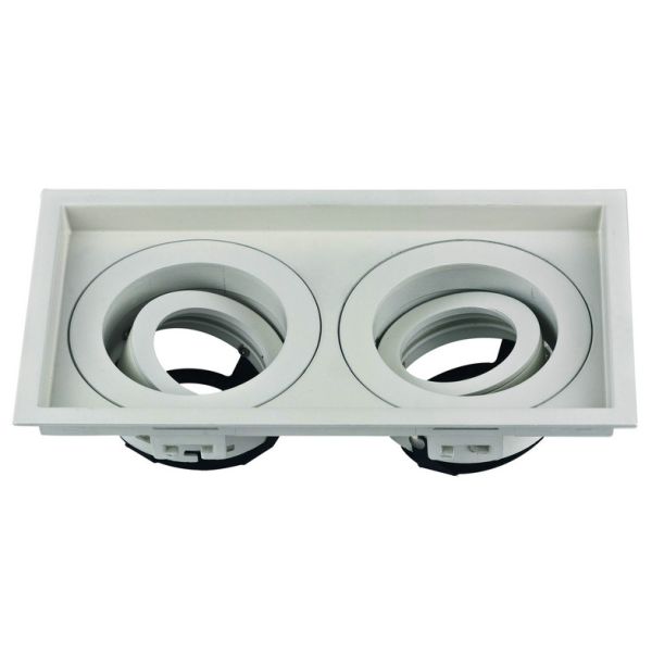 Buy cheap Double / Quadruple Head Recessed LED Ceiling Lights 200x200x52mm from wholesalers