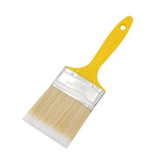 Buy cheap High quality paint flat brush plastic handle PET fibre bristles from wholesalers