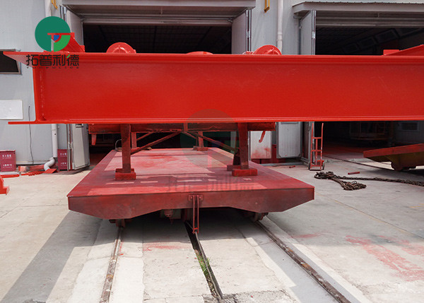 Quality Custom Heavy Duty Electric Power Mold Transport Flat Rail Cart In Die Shop for sale