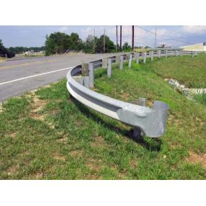 Buy cheap Road Safety Galvanized Guardrail with Hot Galvanized and Cold Rolled Q235 Q345 Material from wholesalers