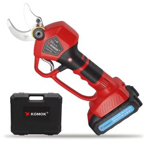 China 30mm Plastic Red Electric Pruning Shears For Cutting Branches on sale