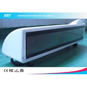 Quality P6 Single Color Moving Scrolling Led Taxi Display Sign With GSM / GPRS / GPS for sale Buy cheap P6 Single Color Moving Scrolling Led Taxi Display Sign With GSM / GPRS / GPS product