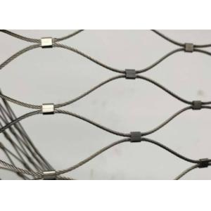 Buy cheap 2.5mm Stainless Cable Mesh Black Oxidized Zoo Aviary Mesh from wholesalers