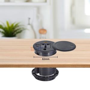 Buy cheap Round Sofa Embedded Power Socket with Universal Standard Power Outlets USB A+C & HDMI & Nerwork from wholesalers