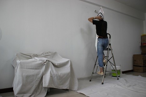 Buy cheap Lightweight Canvas Drop Cloth With Grommets , Carded Yarn Heavy Duty Drop Cloth from wholesalers