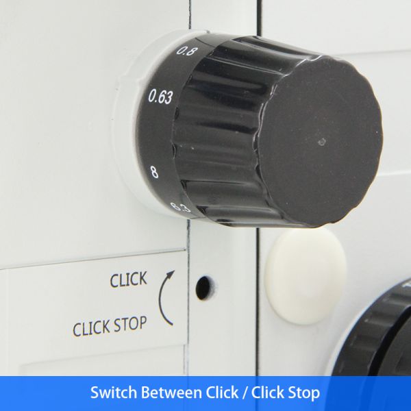 A23.0910 0.8x~10x Zoom Stereo Optical Microscope With High Eye-point Wide Field Plan Eyepiece PL10X/23mm