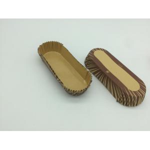 Oilproof Boat Shaped Paper Baking Cups Brown Cupcake Wrappers Muffin Eco