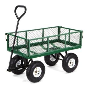 Portable Heavy Duty Garden Yard Trolley Wagon Cart for Qingdao Loading and