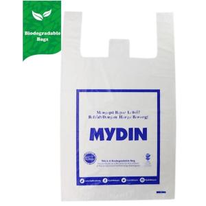 Custom design plant based compostable biodegradable HDPE soft loop handle