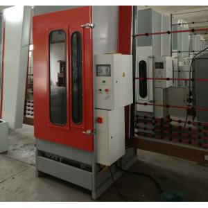 Buy cheap PLC Control System Vertical Glass Sandblaster Machine for Frosting and Sand Blasting Glass from wholesalers
