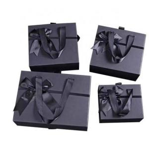 Buy cheap Folding Personalized Cardboard Boxes Gift Kraft Box With Handle Multifunctional from wholesalers