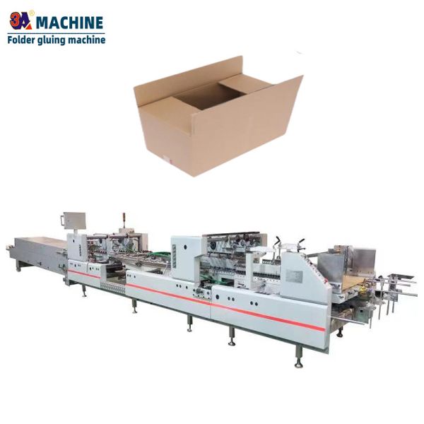 Quality CQT1500 Corrugated Box Folder Gluer Side Pasting for Speed Automatic Folding and Gluing for sale