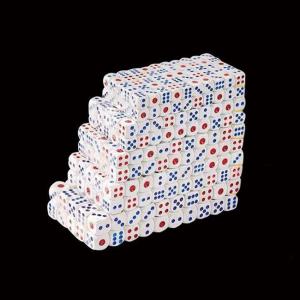 Casino D6 White Acrylic 6 Sided Dice Polyhedral Custom Engraved Dice