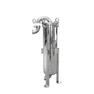 Buy cheap Stainless Steel 304/316 Bag Filter Housing with 0.1 Micron Precision 500L/Hour Flow Rate and 0.6Mpa Working Pressure from wholesalers