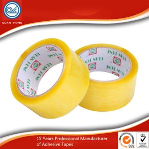 Buy cheap Custom BOPP Security Packaging Tape Environment Protection Yellowish 60m from wholesalers