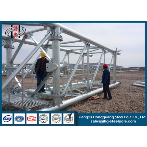 Buy cheap Q345B / A572Electrial Substation Steel Structures with Standard GB / T from wholesalers