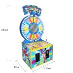 Lucky Spin Turning Lottery Game Machine Indoor Amusement Coin Operated Ticket