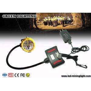 China 348 Lum Explosion Proof Rechargeable Miners Headlamp / IP68 Waterproof Mining Cap Lights on sale