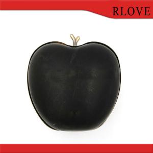 Buy cheap 2019 Fashion apple shape gold color metal box purse frame with plastic shell from wholesalers