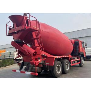 Buy cheap 371HP Used Concrete Mixer Truck Sinotruk HOWO 10 Wheeler 12cbm from wholesalers