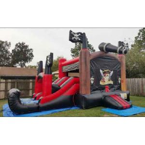 Buy cheap Customized Double Lane Pirate Inflatable Slide Jumping Bouncer Slide Combo from wholesalers