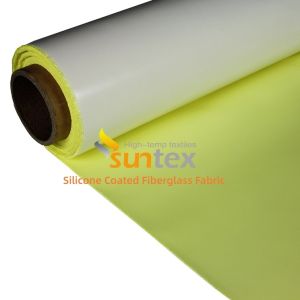 0.3 mm Thickness Silicone Coated Fiberglass Fabric with 1 / 1.2 / 1.5 meter
