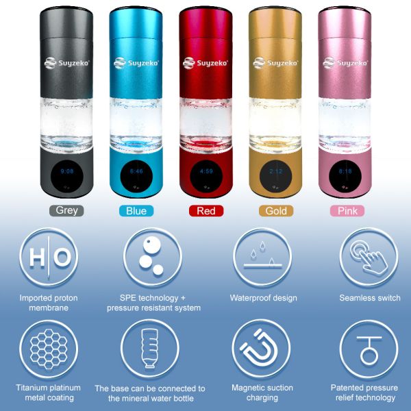 Buy cheap 230ml Portable Hydrogen Rich Water Bottle SPE Teachnical from wholesalers