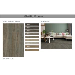 GKBM FT-W29123-3 183*1220mm Anti-slip Fireproof Gray Oak Stone Composite Click