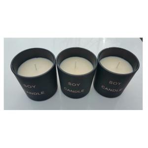Buy cheap Home scented soy candle with vanilla  fragrance &printed box package from wholesalers