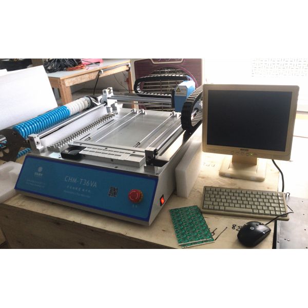Quality Charmhigh CHMT36VA PC Control SMT Pick And Place Machine , 2 Cameras 0402 SOP QFN for sale