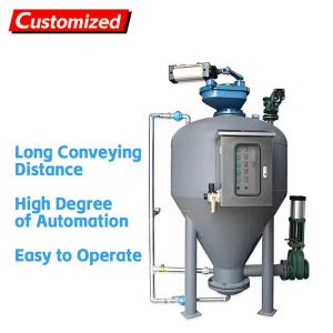 Buy cheap custom Industrial Powder Granule Storage Tank Pump Continuous Lifting Vacuum Pumping Pneumatic Feeder Conveyors Control System from wholesalers