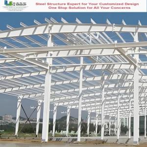 Buy cheap Prefabricated Steel Structure Warehouse with Galvanized Frame from wholesalers