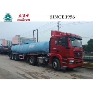 Buy cheap 3 Axles Acid Tanker Trailer 21000 Liters Capacity V Shape Tanker For Less Residue from wholesalers